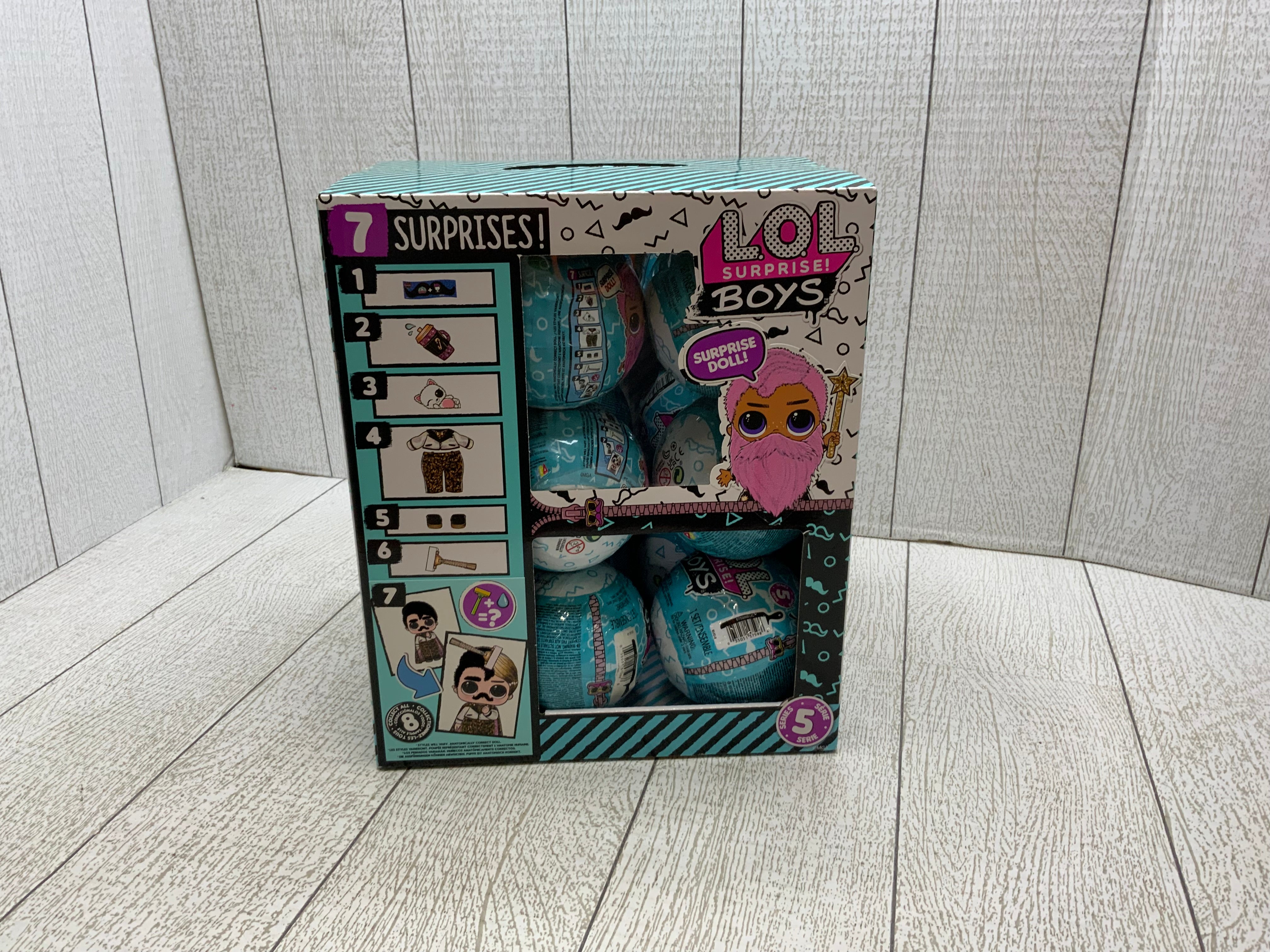 LOL Surprise Boys Series 5 Boy Doll With 7 Surprises, Accessories, Case of 12 (8042008281326)